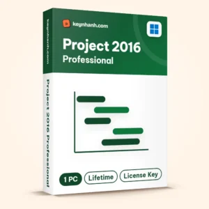 Hộp key Project 2016 Professional bản quyền – 1 PC, Lifetime, License Key