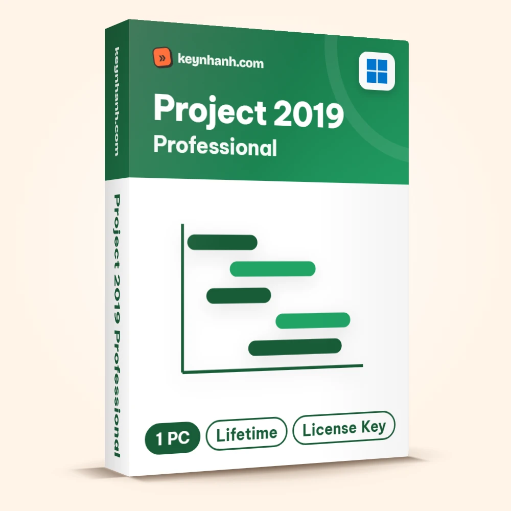 Hộp key Project 2019 Professional bản quyền – 1 PC, Lifetime, License Key