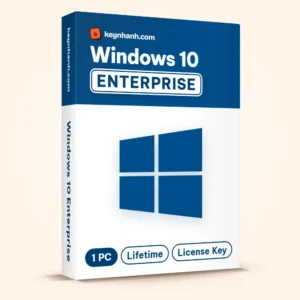 Hộp key Windows 10 Enterprise bản quyền – 1 PC, Lifetime, License Key