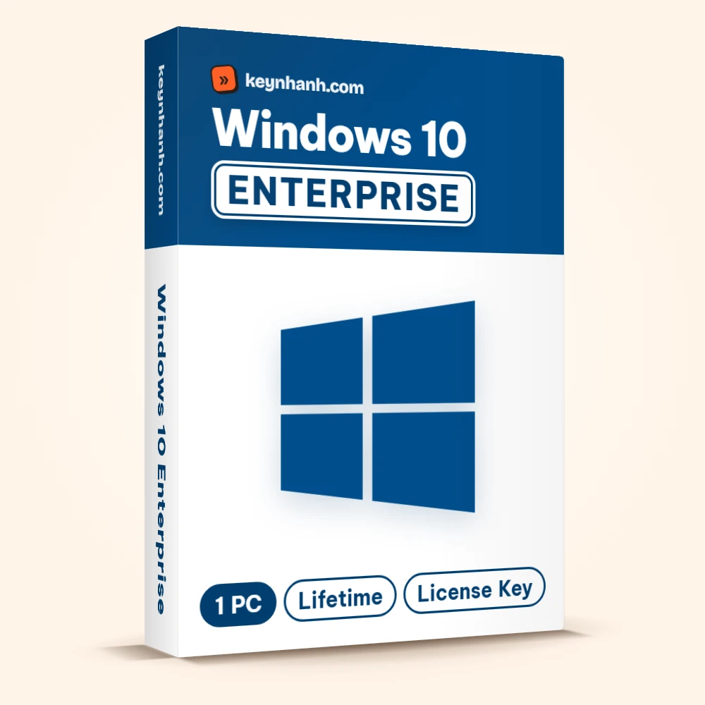 Hộp key Windows 10 Enterprise bản quyền – 1 PC, Lifetime, License Key