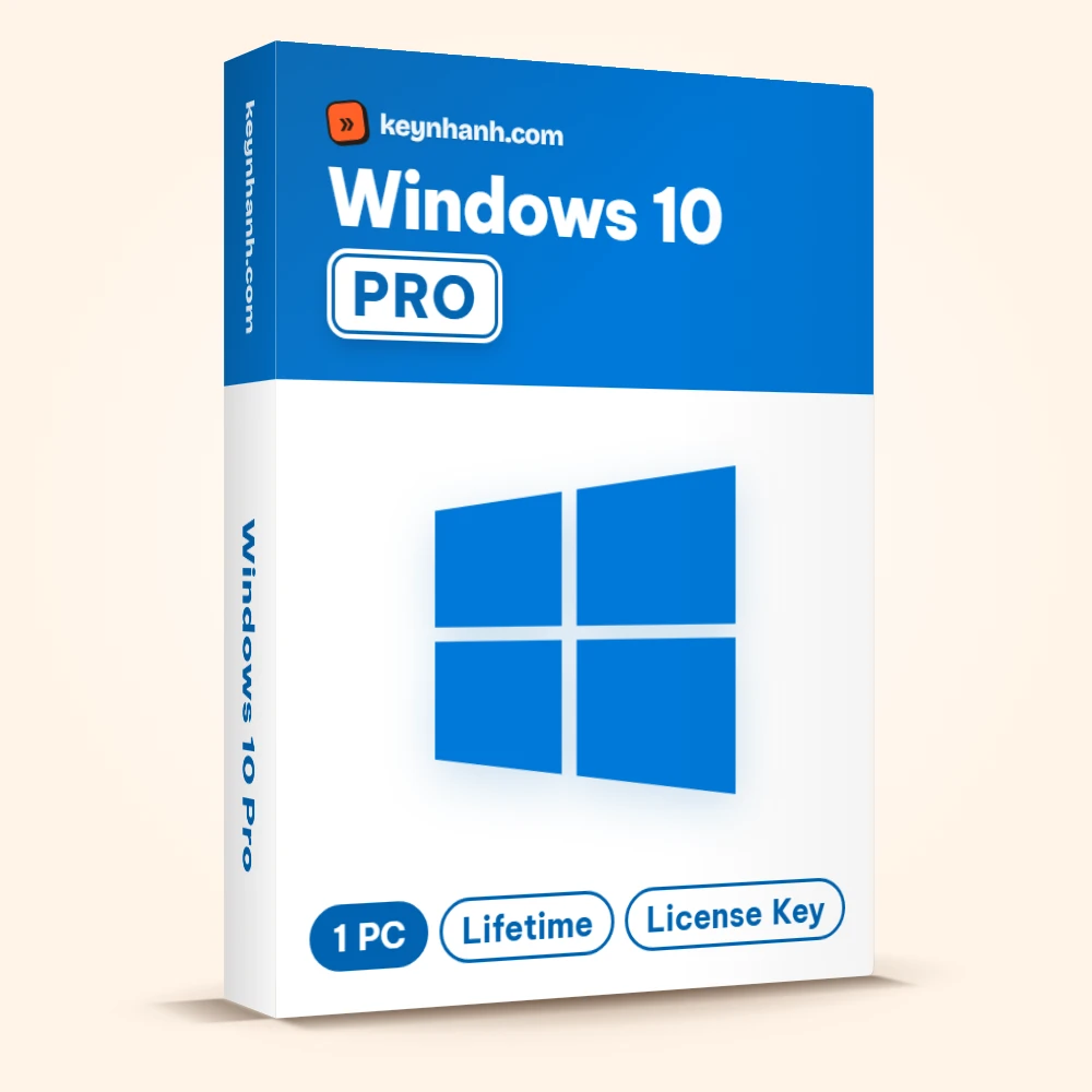 Hộp key Windows 10 Pro bản quyền – 1 PC, Lifetime, License Key
