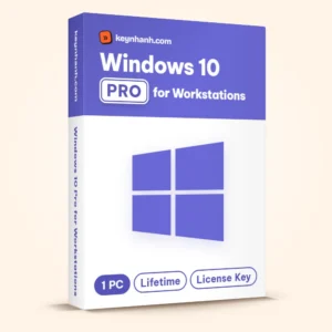 Hộp key Windows 10 Pro for Workstations bản quyền – 1 PC, Lifetime, License Key