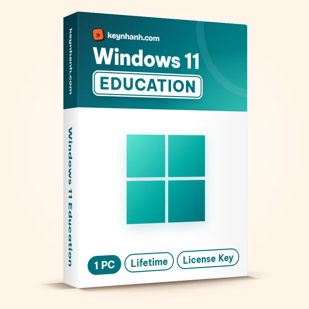 Hộp key Windows 11 Education bản quyền – 1 PC, Lifetime, License Key