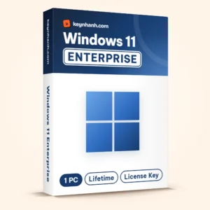 Hộp key Windows 11 Enterprise bản quyền – 1 PC, Lifetime, License Key