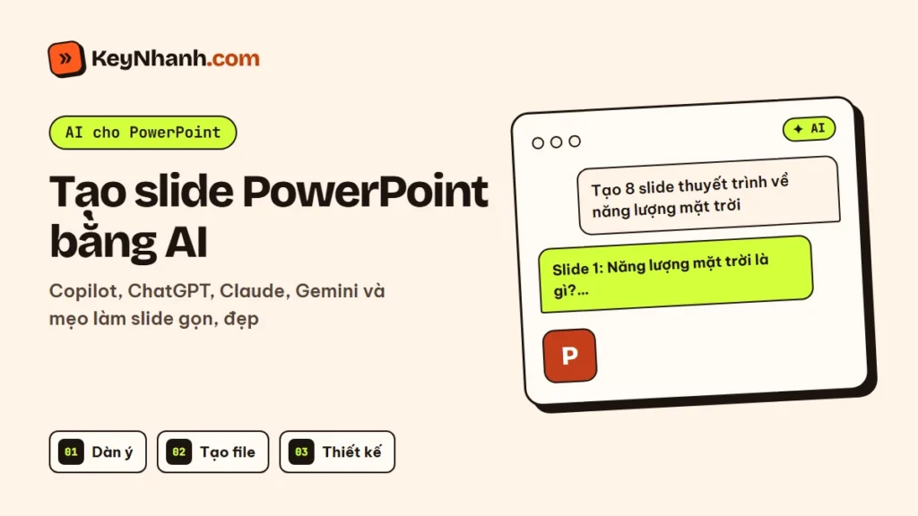 Tạo slide PowerPoint bằng AI